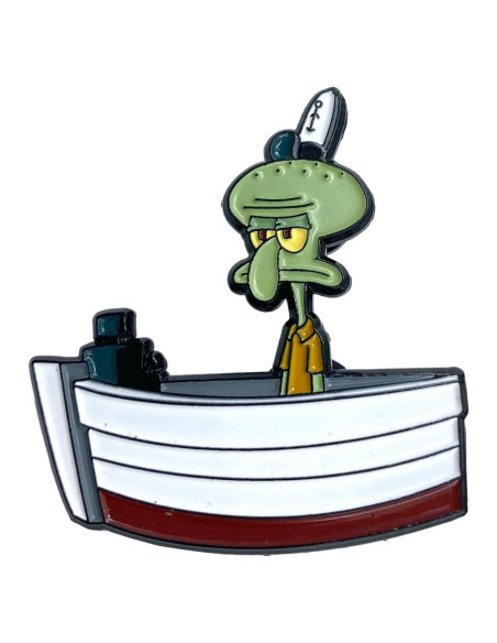 Pin Coleccionable Squidward en el Trabajo - 4.45 cm - Zen Monkey