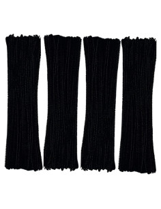 Limpiapipas Negros GOTOONE 200 Piezas 30.48 cm Manualidades