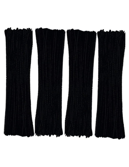 Limpiapipas Negros GOTOONE 200 Piezas 30.48 cm Manualidades