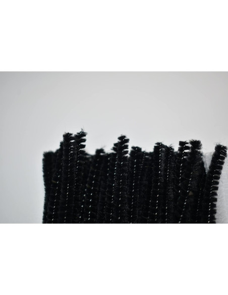 Limpiapipas Negros GOTOONE 200 Piezas 30.48 cm Manualidades