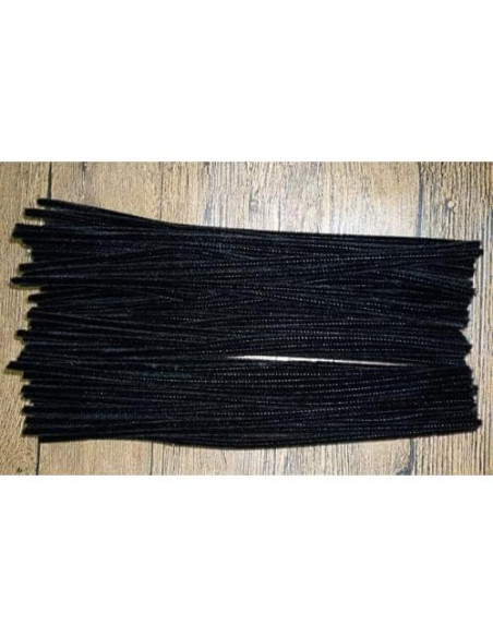 Limpiapipas Negros GOTOONE 200 Piezas 30.48 cm Manualidades