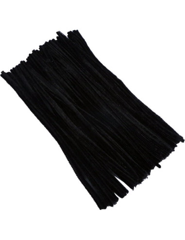 Limpiapipas Negros GOTOONE 200 Piezas 30.48 cm Manualidades