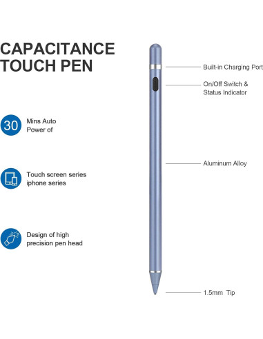 Lápiz Digital Inteligente Maylofi para Pantallas Táctiles 1.5mm