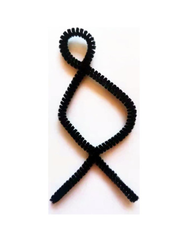 Limpiapipas Negros GOTOONE 200 Piezas 30.48 cm Manualidades