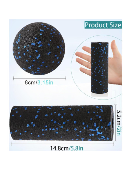 Mini Rodillo de Espuma XCZGS - Masaje Muscular 14.8cm