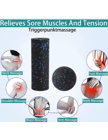 Mini Rodillo de Espuma XCZGS - Masaje Muscular 14.8cm