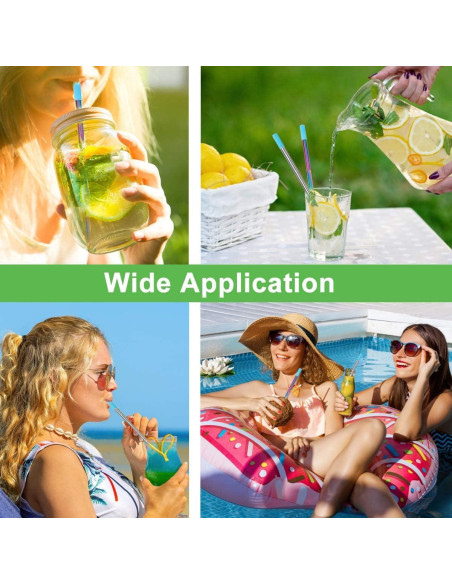 Popotes Reutilizables Plegables Kynup - Acero Inoxidable 4 Pzas