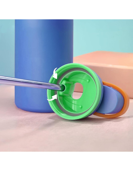 Popotes de Acero Inoxidable Gdsinstna 21 cm Reutilizables 4 PCS