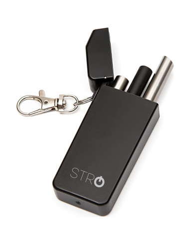 Popote Metálico Reutilizable STRO con Estuche y Cepillo - 19.8 cm