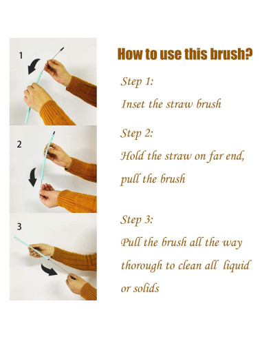 Pajitas de Silicona Reutilizables ALINK con Estuche Azul