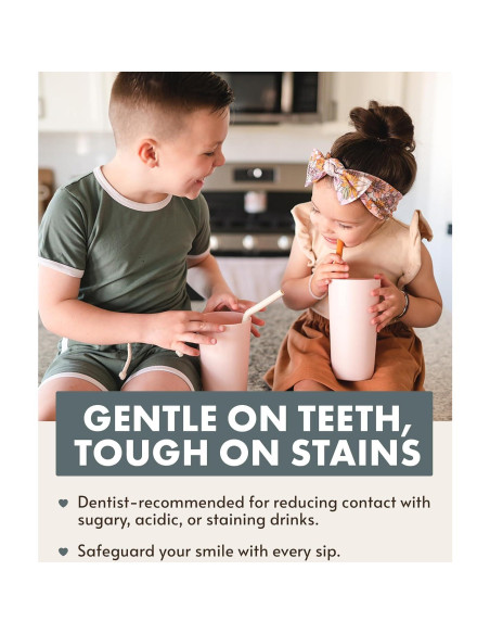 Popotes de Silicona Reutilizables Nightingale - Set de 6