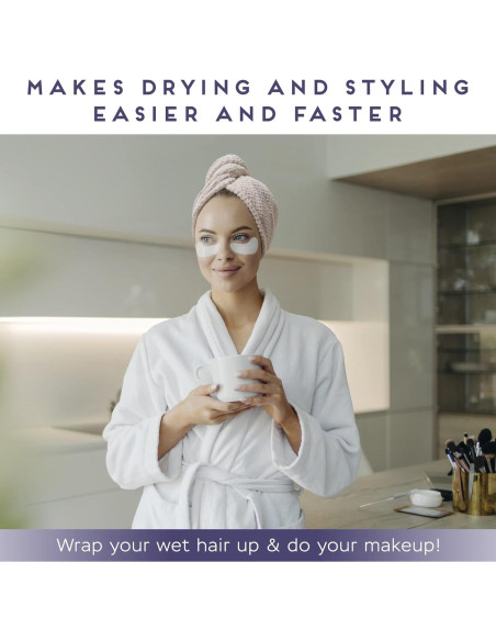 Paquete de 2 Toallas de Microfibra Beige SimpleField 66x25cm