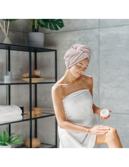 Paquete de 2 Toallas de Microfibra Beige SimpleField 66x25cm