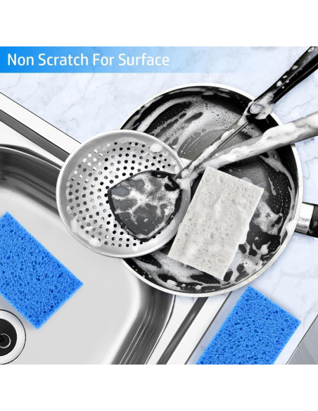 Esponjas de Cocina Mcyye 8 Piezas Comprimidas Biodegradables