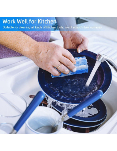 Esponjas de Cocina Mcyye 8 Piezas Comprimidas Biodegradables