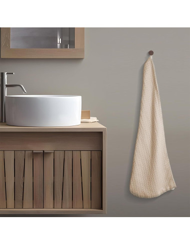 Toalla de Secado para Cabello MaopaoBeauty Microfibra Waffle 70x27 cm