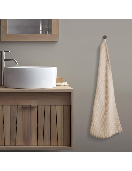 Toalla de Secado para Cabello MaopaoBeauty Microfibra Waffle 70x27 cm