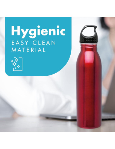 Botella de Agua Acero Inoxidable Simply Green 0.71 L Roja