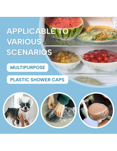 Gorras de Ducha Desechables YIZIJIZI 30 Piezas Impermeables