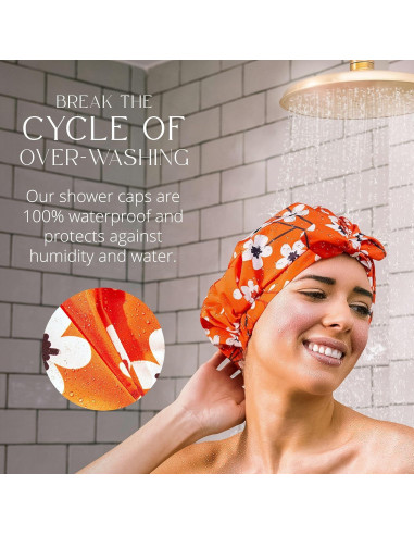 Gorro de Ducha Impermeable Grace & Company - Clementina
