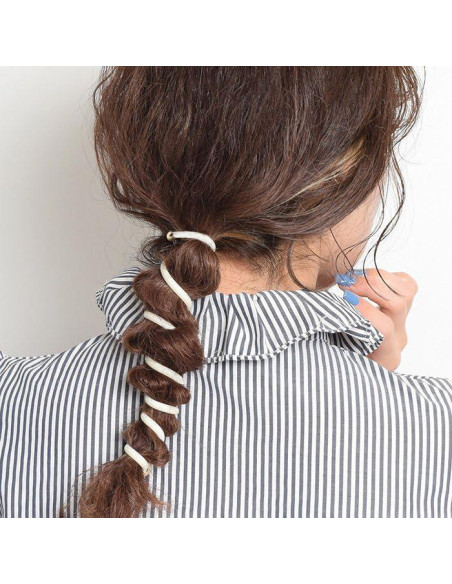 Bandas de Cabello en Espiral SISYOUP - 3 Colores, Sin Daño