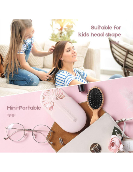 Juego de Cepillo y Peine URTHEONE de Cerdas de Jabalí