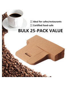 Soporte para Bebidas de 2 Tazas Kraft BKISVWCSop - Paquete de 25 2