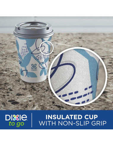 Tazas de papel desechables Dixie To Go 355 ml 14 unidades