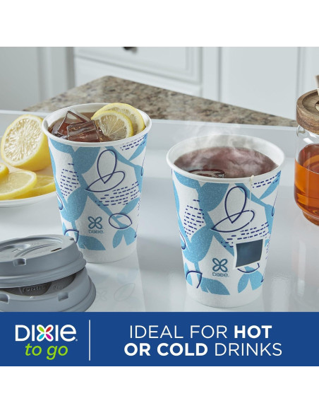 Tazas de papel desechables Dixie To Go 355 ml 14 unidades