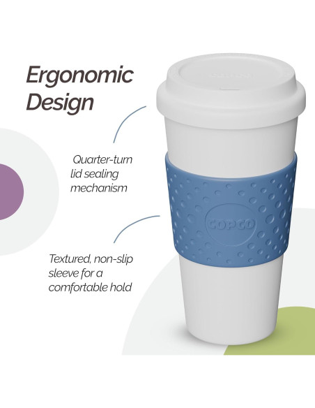 Taza de Viaje Copco Acadia 0.45L Aislada 4 Piezas Colores