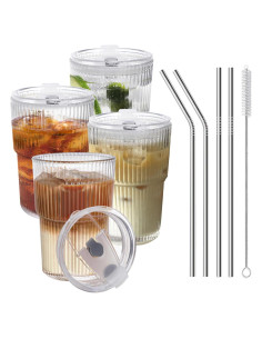 Set de 4 Tazas de Café Helado HIGIINC 16oz Irrompibles