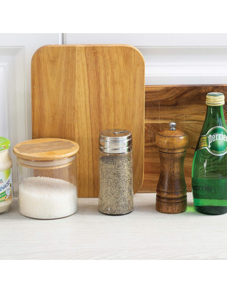 Tarro de Especias de Vidrio Fox Run 5167 con Tapa de Acero Inoxidable 180ml