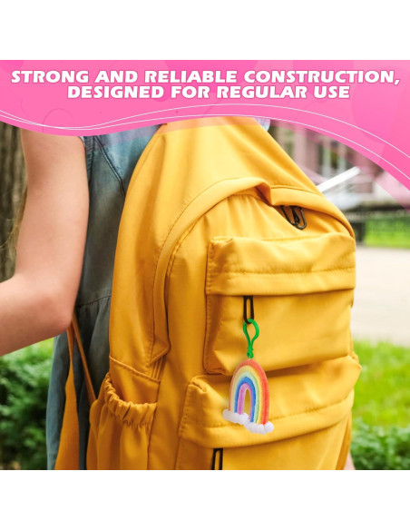 100 Clips de Llaveros de Plástico The Little Green Change