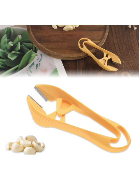 Pelador de Ajo Manual Gosknor Naranja 13x5.2cm Antideslizante
