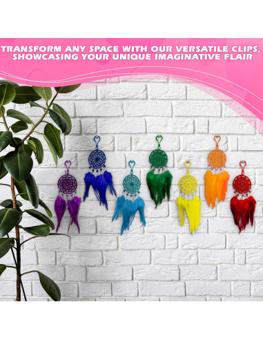 100 Clips de Llaveros de Plástico The Little Green Change