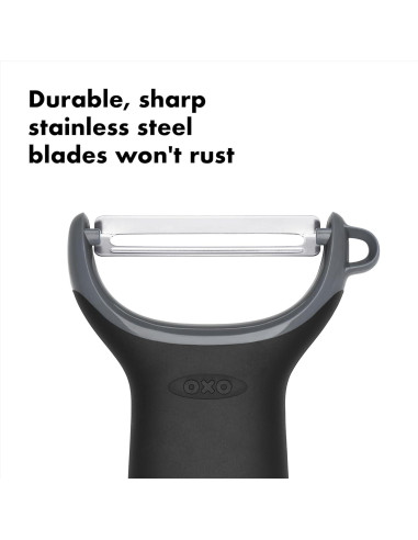 Pelador OXO Good Grips Prep de Acero Inoxidable - Negro
