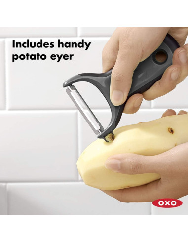 Pelador OXO Good Grips Prep de Acero Inoxidable - Negro