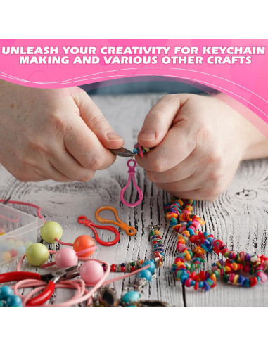 100 Clips de Llaveros de Plástico The Little Green Change