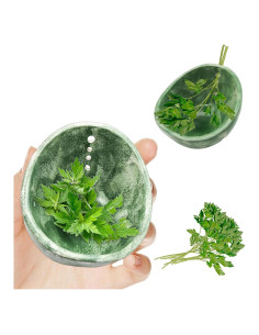 Tazón Deshojador de Hierbas YIYIBB Cerámica 11.43 cm Verde