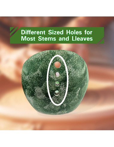 Tazón Deshojador de Hierbas YIYIBB Cerámica 11.43 cm Verde