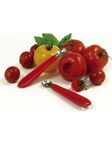 Corador de Fresas y Tomates Norpro de Acero Inoxidable 12 cm