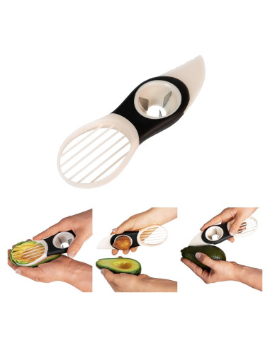 Cortador 3 en 1 para Aguacate Phoena - Pitter Acero Inoxidable