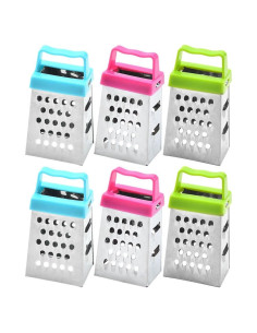Ralladores Mini de Acero Inoxidable MAGICLULU - 6 Piezas