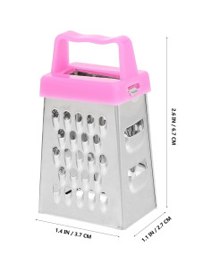 Mini Ralladores de Queso Amosfun Acero Inoxidable 6 Piezas 2