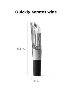 Aerador y Vertedor de Vino Rabbit W6127 Acero Inoxidable 13.21 cm 2