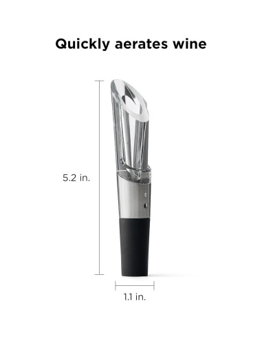 Aerador y Vertedor de Vino Rabbit W6127 Acero Inoxidable 13.21 cm