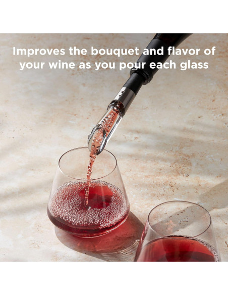 Aerador y Vertedor de Vino Rabbit W6127 Acero Inoxidable 13.21 cm