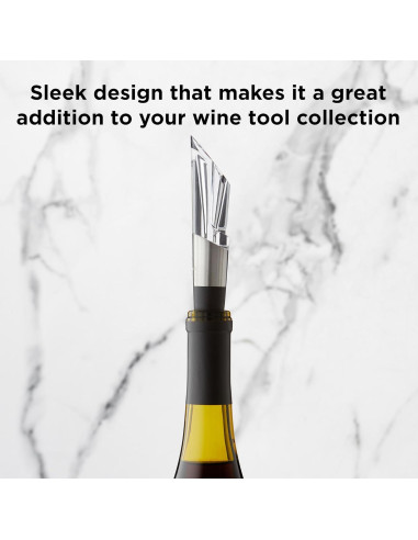 Aerador y Vertedor de Vino Rabbit W6127 Acero Inoxidable 13.21 cm