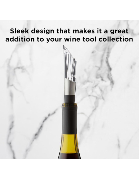 Aerador y Vertedor de Vino Rabbit W6127 Acero Inoxidable 13.21 cm