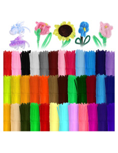1800 Limpiapipas Chenille 6mm x 30cm Yunsailing 36 Colores
